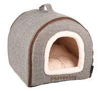 Flamingo Snoozebay Lettino Casa Testa 45x35x35 CM Braun Katzenbedarf