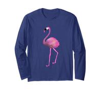 Flamingo - Summer Holiday Pink Bird Edition Maglia a Manica