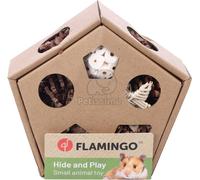 Flamingo Thumper giocattolo per roditori con snack 1 pz