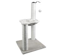 Flamingo Tiragraffi Amanda Grigio 40x40x73cm Con Amaca & Palla-Gioco