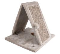 Flamingo Tiragraffi Greta Grigio 40x40cm Con Gioco per Gatti Peluche Sisal