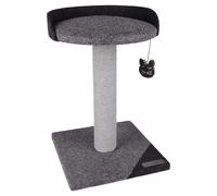 Flamingo Tiragraffi Robert Grigio Con Gioco, Imbottito, 30x30x45 CM