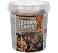 Flamingo Training Snack mini a forma di osso - pollo, agnello, manzo, salmone 500 g