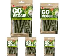 Flamingo Veggie Bastoncino con Mele 12CM 6PZ 78G (Confezione da 5)