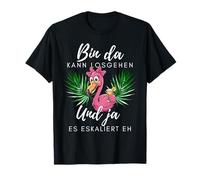 Flamingo - Vestito per Feste e Feste di Maiorca Maglietta
