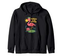 Flamingo Yoga - Namaste sotto il sole Felpa con Cappuccio