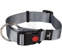 Flamingo Ziggi collare - grigio 1 cm x 20-35 cm