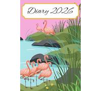 Flamingos by the Pond 2026 A5 Diary: Week to view