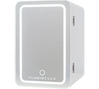 Flamingueo Frigorifero Piccolo 6,5L - Mini Frigo Specchio e LED, 12V/220V, Mini Frigo da Camera, Frigo da Ufficio, Raffreddamento e Riscaldamento