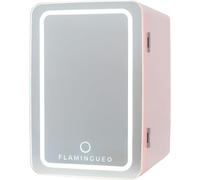 Flamingueo Frigorifero Piccolo 6,5L - Mini Frigo Specchio e LED, 12V/220V, Mini Frigo da Camera, Frigo da Ufficio, Raffreddamento e Riscaldamento