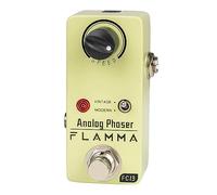 FLAMMA FC13 Pedale Phaser Analogico per Chitarra, 3 Modalità (Classica, Vintage, Moderna), True Bypass, Mini Pedale
