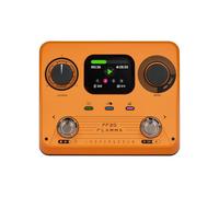 FLAMMA FF20 Looper Drum Machine, Drum Looper Chitarra Pedale con schermo, Registrazione 300 min, 220 scanalature per batteria, 100 slot loop, Time Stretch, registrazione automatica, USB e uscita