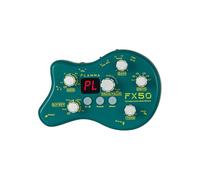 FLAMMA FX50 - Pedale per chitarra multi-effetto portatile con 40 ritmi di tamburo, 15 effetti, 32 patch, sintonizzatore e alimentazione con cavo o batteria