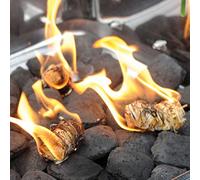FLAMMBURO FABRIKVERAUF - Lana accendifuoco ecologica (10 kg), per caminetti, stufe, camino, barbecue - Sicuro rapida accendiboschi, Accendino, lana per stufe, lana di legno, accendifuoco