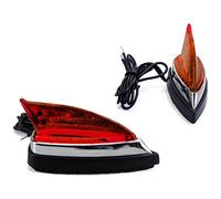 Flamme Coppia Frecce DA CARENA MOTO SCOOTER VETRO rosso lampada 12V 45 X 15 mm
