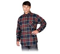 Flanella Camicia di Lavoro Boscaiolo a Quadri Tempo Libero M-XXXL
