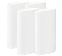 Flanella di cotone organico per olio di ricino, 4pcs 16x7in avvolgimento dell'olio di ricino riutilizzabile, flanella di cotone organico morbido altamente assorbente per addome, fegato, articola