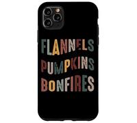 Flanelle Zucche Falò Hayride Maglioni Custodia per iPhone 11 Pro Max