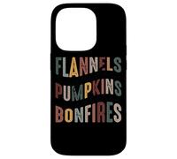 Flanelle Zucche Falò Hayride Maglioni Custodia per iPhone 14 Pro