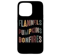Flanelle Zucche Falò Hayride Maglioni Custodia per iPhone 15 Pro Max