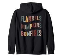 Flanelle Zucche Falò Hayride Maglioni Felpa con Cappuccio