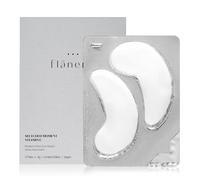 Flanerie Radiant Glow Eye Mask | Confezione da 5 | 5 x 4 g, con vitamina C, collagene e acido ialuronico, formula vegana