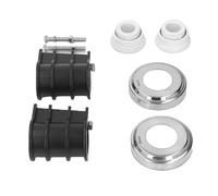 Flange del Ponte della Piscina, 304 Staffe della Scala della Flangia in Acciaio Inossidabile per Le Scale per Piscine a Tubo da 42 Mm per Piscina a Terra, Include Accessori per