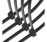 Flange - Flange in nylon da 30 pezzi, 4,8 x 350 mm, colore nero, alta resistenza e durata per giunti sicuri in progetti elettrici. *