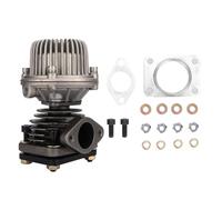 Flangia a banda XTevu V, valvola di sfiato Turbo Wastegate compatibile con un gruppo morsetto in alluminio CNC di scarico 1,6 pollici