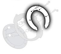 FLANGIA ATTACCO BORSA DA SERBATOIO TANKLOCK BF11 COMPATIBILE CON BMW S 1000 XR 2015 2018 GIVI