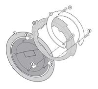 BF08 - Givi Flangia per Tanklock Ducati Monster