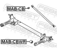 Flangia carburatore anteriore MAB-CBWR FEBEST per MITSUBISHI