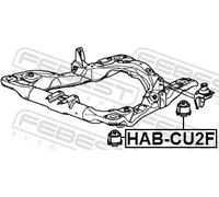 Flangia carburatore Assale anteriore HAB-CU2F FEBEST per HONDA ACCORD VIII