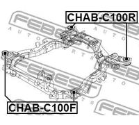 Flangia carburatore Assale anteriore inferiore CHAB-C100F FEBEST per CHEVROLET