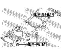 Flangia carburatore Assale anteriore inferiore NM-R51M1 FEBEST per NISSAN