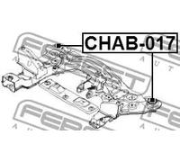 Flangia carburatore Assale posteriore inferiore CHAB-017 FEBEST
