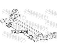 FEBEST Supporto Corpo Dell'Asse Posteriore per Toyota Prius Liftback_W2_1.5