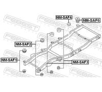 FEBEST NM-SAF2 Supporto assale