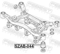 Flangia carburatore inferiore SZAB-044 FEBEST per SUZUKI LIANA Hatchback
