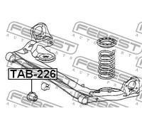 Flangia carburatore interno TAB-226 FEBEST per TOYOTA AVENSIS VERSO PREVIA II