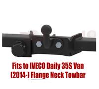 Flangia Collo Traino Barra Per Iveco Daily 35S Furgone 2014- & 7 Perno Bypass