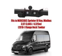 Flangia Collo Traino Barra Per Mercedes Sprinter (2018 & 13 Perno Bypass Relè