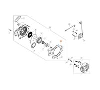 Flangia convogliatrice ORIGINALE OLEOMAC motosega GSH 40 - GSH 400 50330069AR