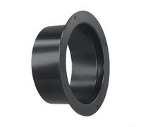 Flangia da parete in ABS per condotti di ventilazione efficaci per condotti di ventilazione, dimensioni 100 mm, 125 mm, 150 mm (125 mm)