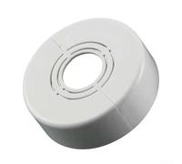 Flangia decorativa per integrazione di tubi e uniformità visiva in installazioni di casa e ufficio, tubi di scarico per acqua e gas, riscaldamento, lavandino, WC (bianco)