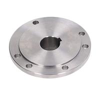 Flangia del Tornio 125 Mm Flanna di Connessione a Mango in Acciaio Ad Alto Contenuto di Manganese per K11-125 K12-125 K72-125 16mm / 0.6in (30 mm)