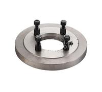 Flangia del tornio Piastra di transizione di connessione tipo C con C6140C6180 e altri mandrini for macchine utensili C4 C5 C6 C8 C11 autocentrante a tre griffe senza viti(250C8)