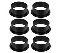 Flangia di collegamento per canale, in plastica ABS, 6 pezzi, connettori per condotto di scarico, asciugatrici, ventilazione, condotto ventilatore, bagno, 125 mm