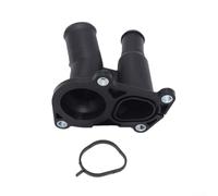 Flangia di raffreddamento per alloggiamento termostato per Ford Fiesta MK5/MK6, Focus MK2/MK3, B-Max, C-Max, sostituisce OEM 1493599 1707050, tubo dell'acqua in plastica nera