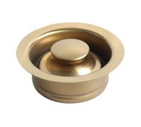 Flangia e Tappo per Tritarifiuti Cucina, Foro 114mm Oro | Acciaio Inox e Gomma, Resistente alla Ruggine, Ricambio per Sostituire Vecchio Elemento